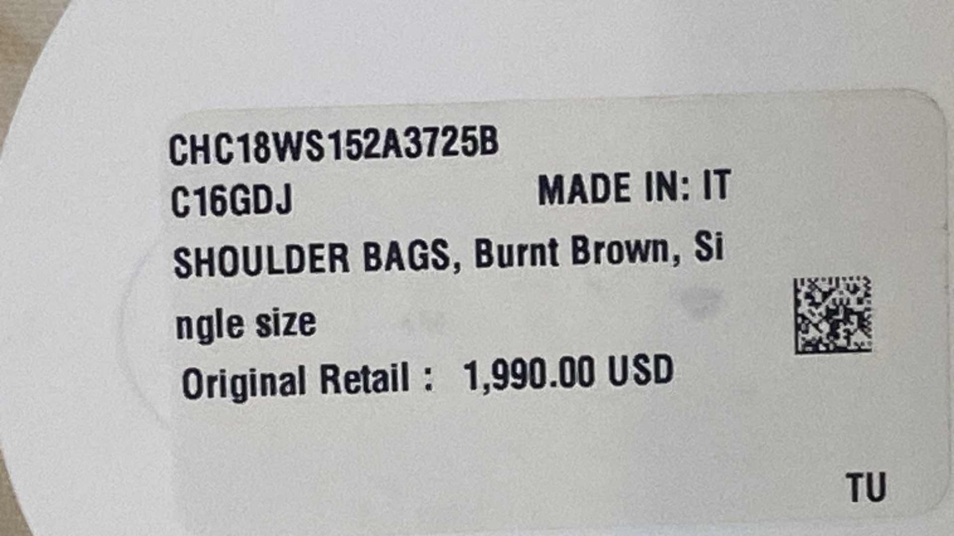 Photo 1 of AUTHENTIC CHLOE TESS LEATHER & SUEDE BURNT BROWN DUAL CARRY WITH GOLD HARDWARE HANDBAG (CURRENT RETAIL $2450) PAPERWORK & DUSTBAG 10 1/4“ x 3 1/2“ H9 1/2”
