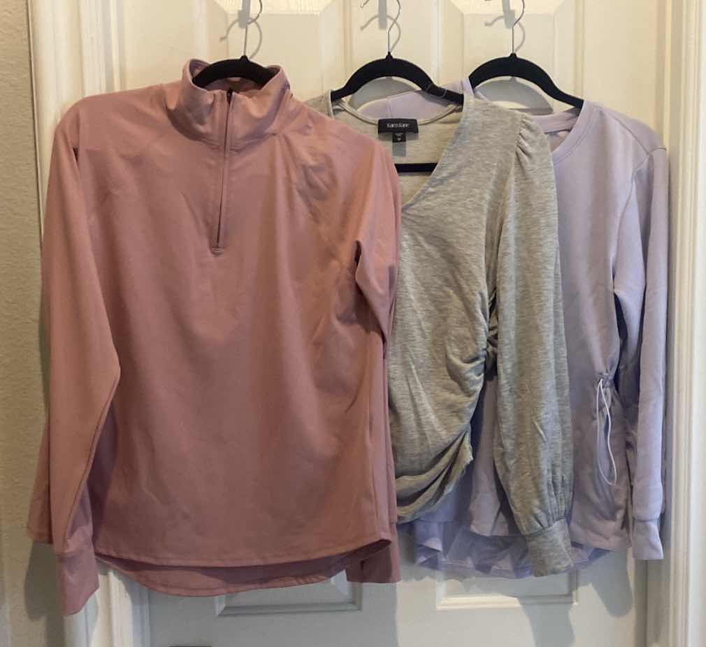 View 1 of 3 WOMENS ATHLETIC WEAR TOPS SIZE MEDIUM 2 KINESIS  & 1 KAREN KANE