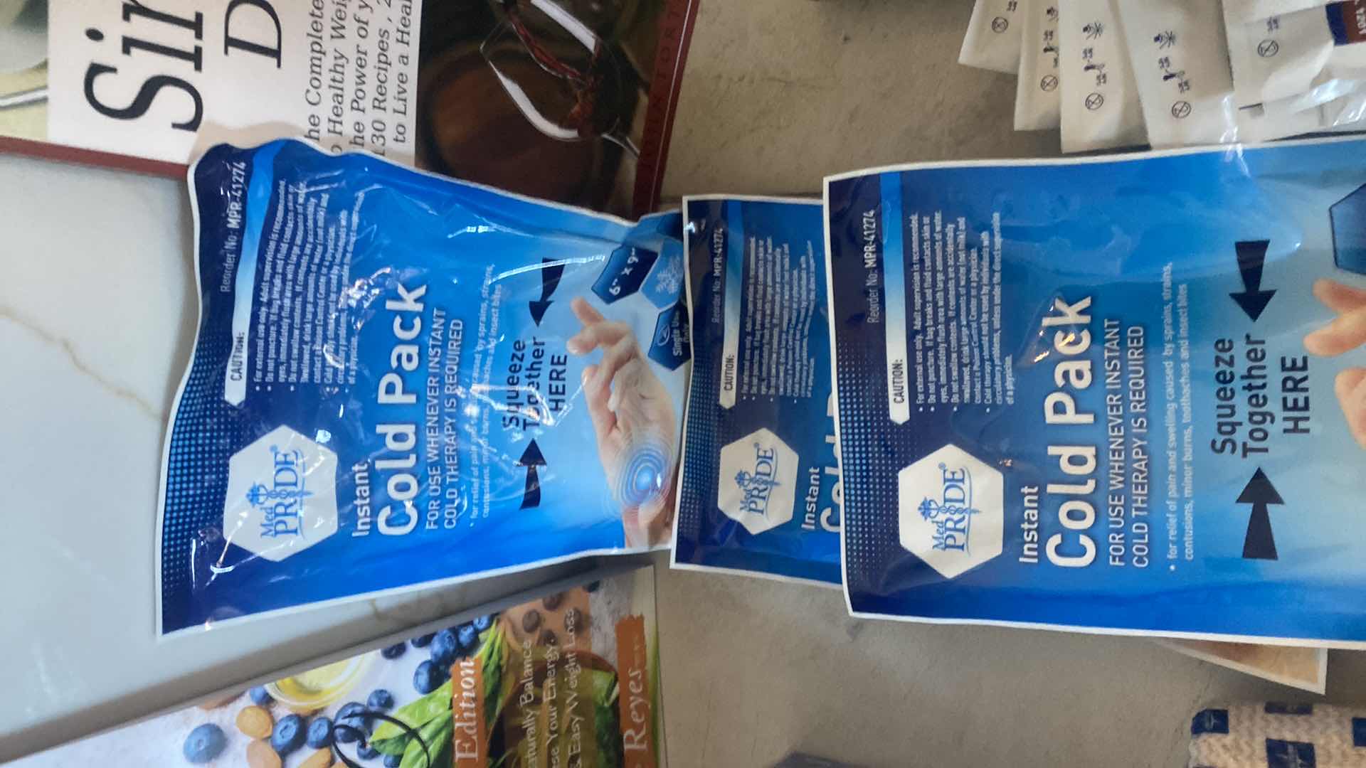 Photo 1 of FIRST AID ITEMS, DIET BOOKS & JEWELRY HOLDER