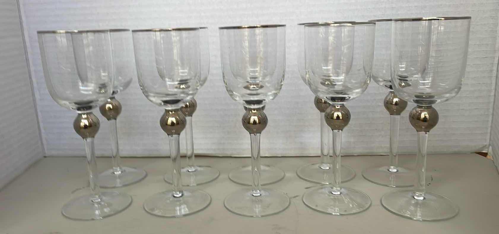Photo 1 of 8 PIECE SHERRY GOBLET SET MADE IN POLAND 7”