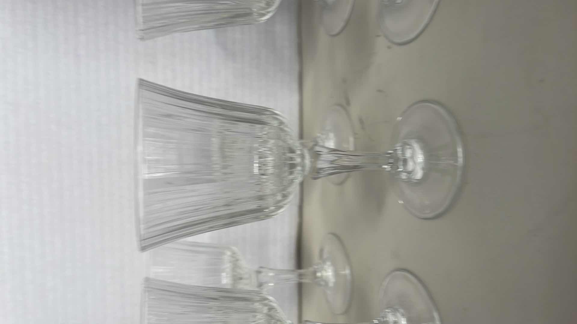 Photo 1 of 8 PIECE WINE GLASS SET 6”