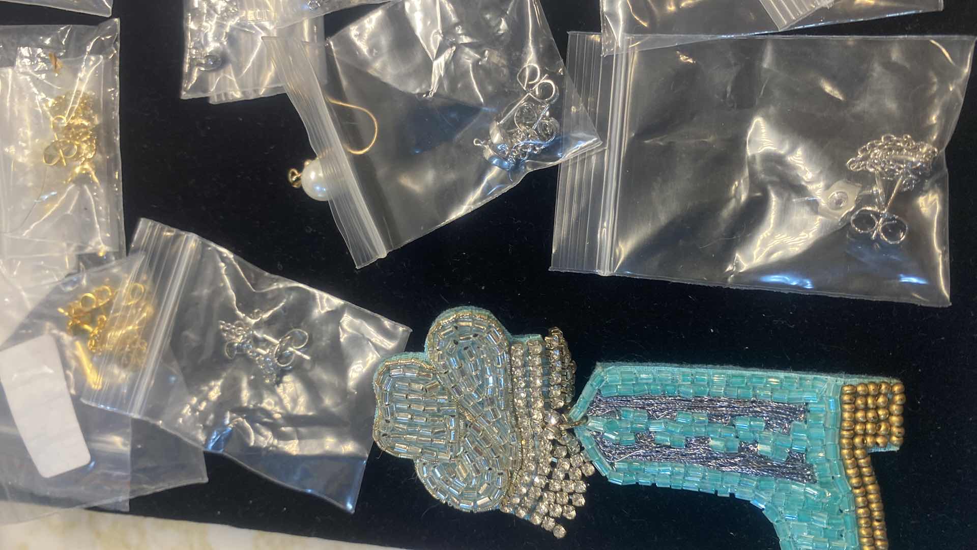 Photo 1 of FASHION JEWELRY ASSORTMENT- 2 NECKLACES & EARRINGS