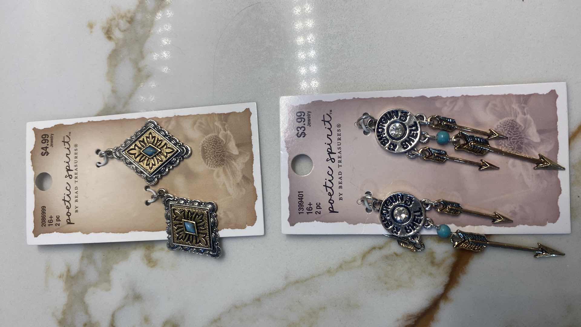 Photo 1 of NEW - 6 - CRAFT SUPPLIES - EARRINGS & BEADS