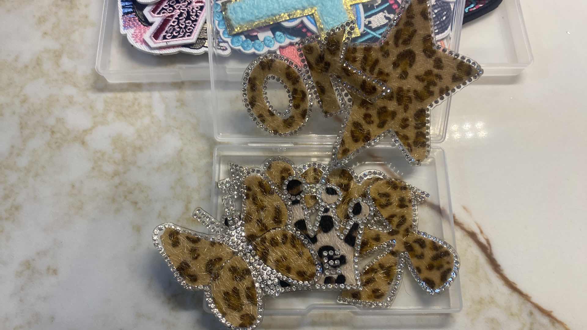 Photo 1 of CRAFT SUPPLIES - WESTERN PATCHES & LEOPARD PRINT PATCHES
