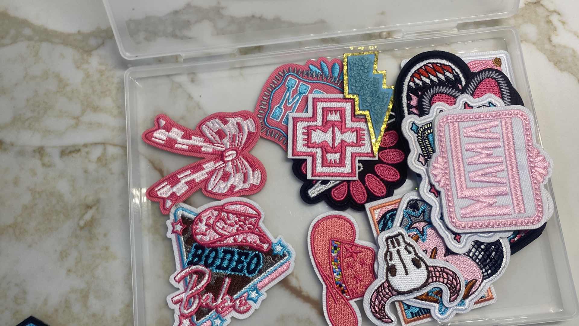 Photo 1 of CRAFT SUPPLIES - WESTERN PATCHES & LEOPARD PRINT PATCHES