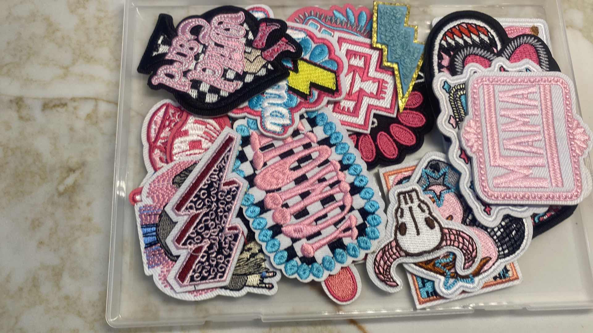 Photo 1 of CRAFT SUPPLIES - WESTERN PATCHES & LEOPARD PRINT PATCHES