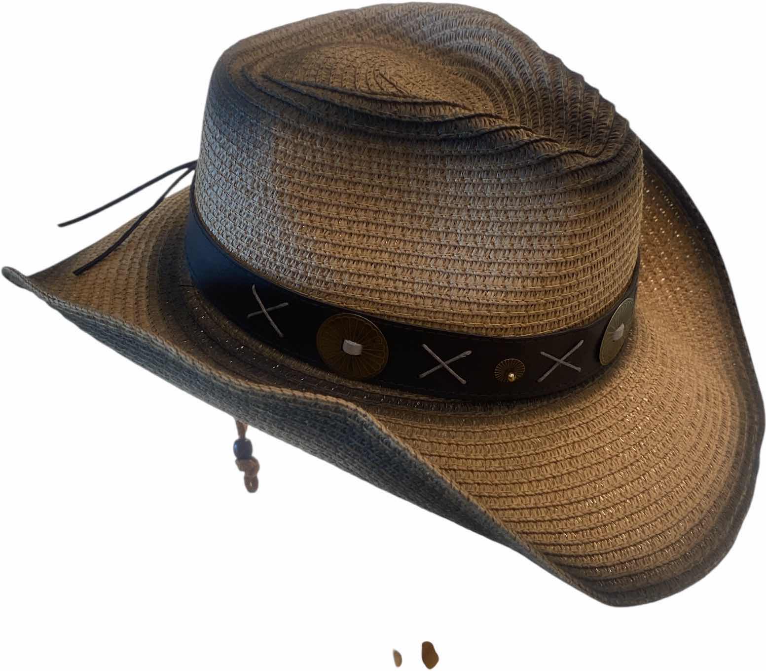 Photo 1 of NEW - 100% PAPER SHAPEABLE WESTERN COWBOY HAT WITH CHIN STRAP