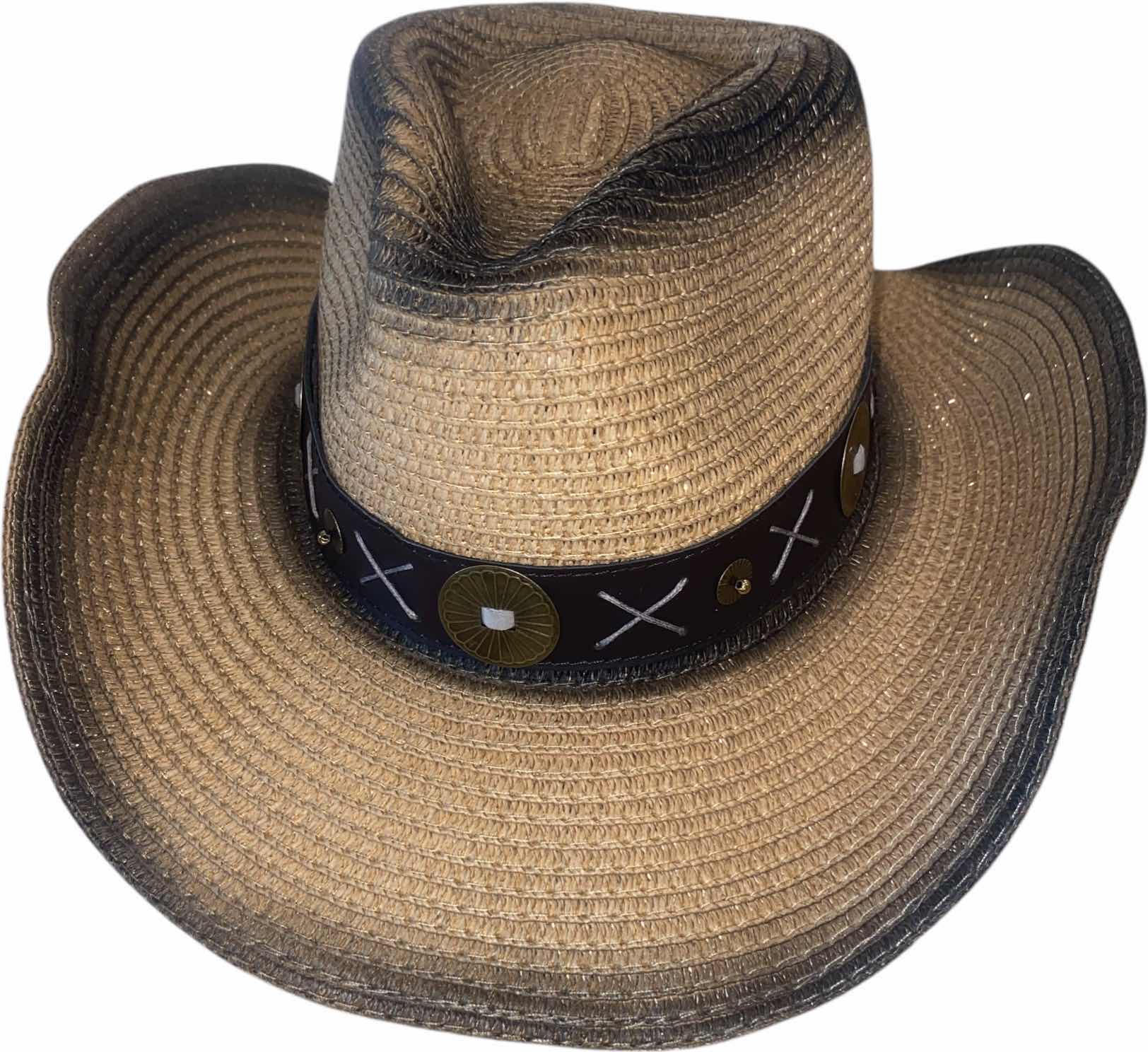 Photo 1 of NEW - 100% PAPER SHAPEABLE WESTERN COWBOY HAT WITH CHIN STRAP