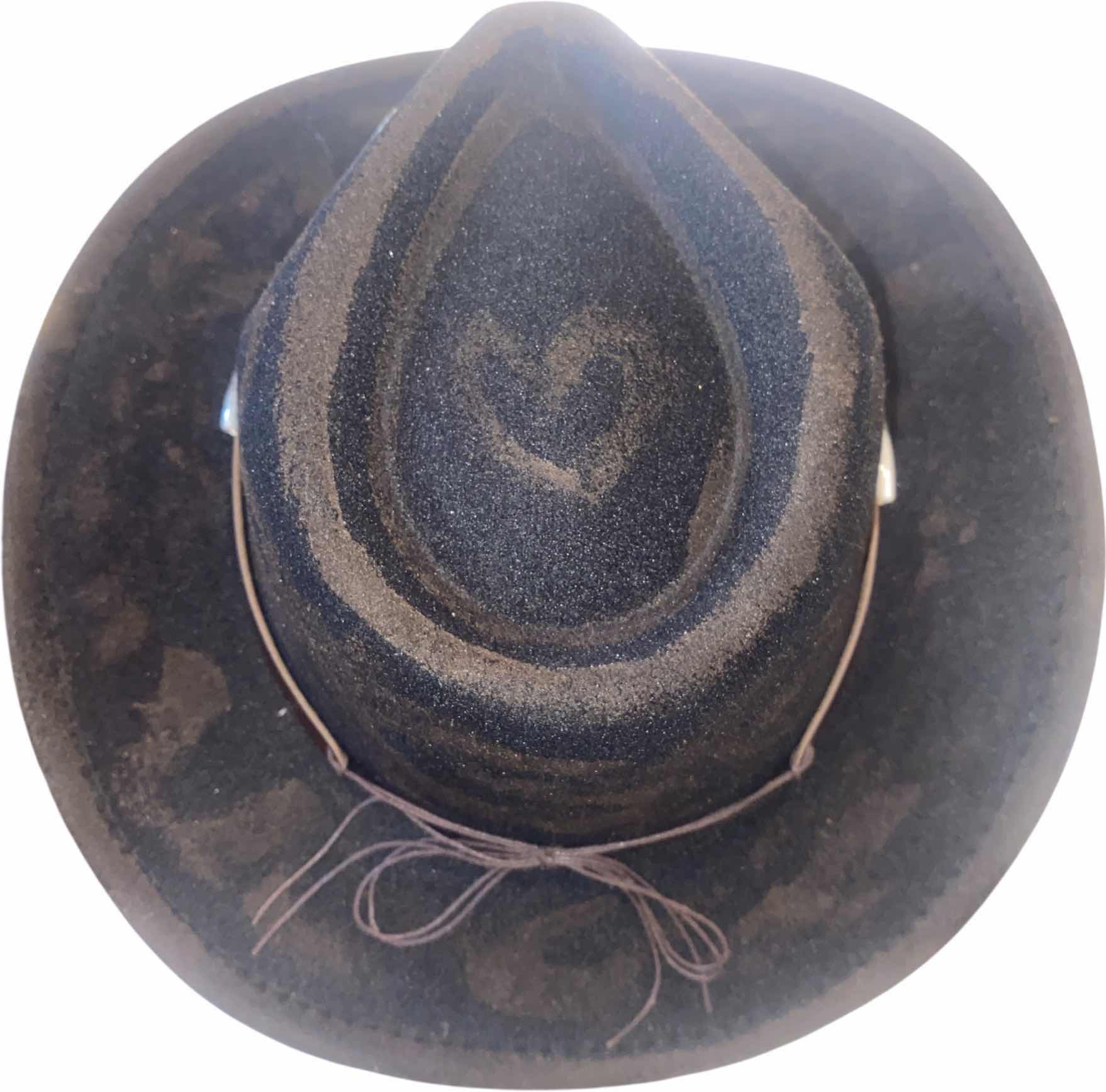 Photo 1 of NEW - CUSTOM DECORATED HAND PAINTED CASINO WESTERN HAT WITH HAT BAND - ADULT SIZE  INTERIOR RIBBON TO ADJUST