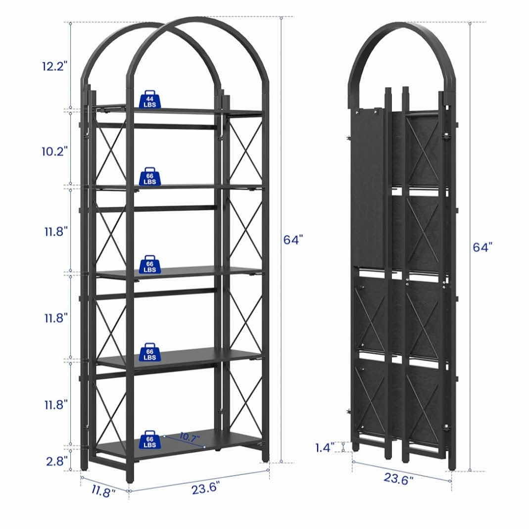 Photo 1 of 5 TIER COLLAPSABLE SHELVING 24” x 12” H62” MSRP $149