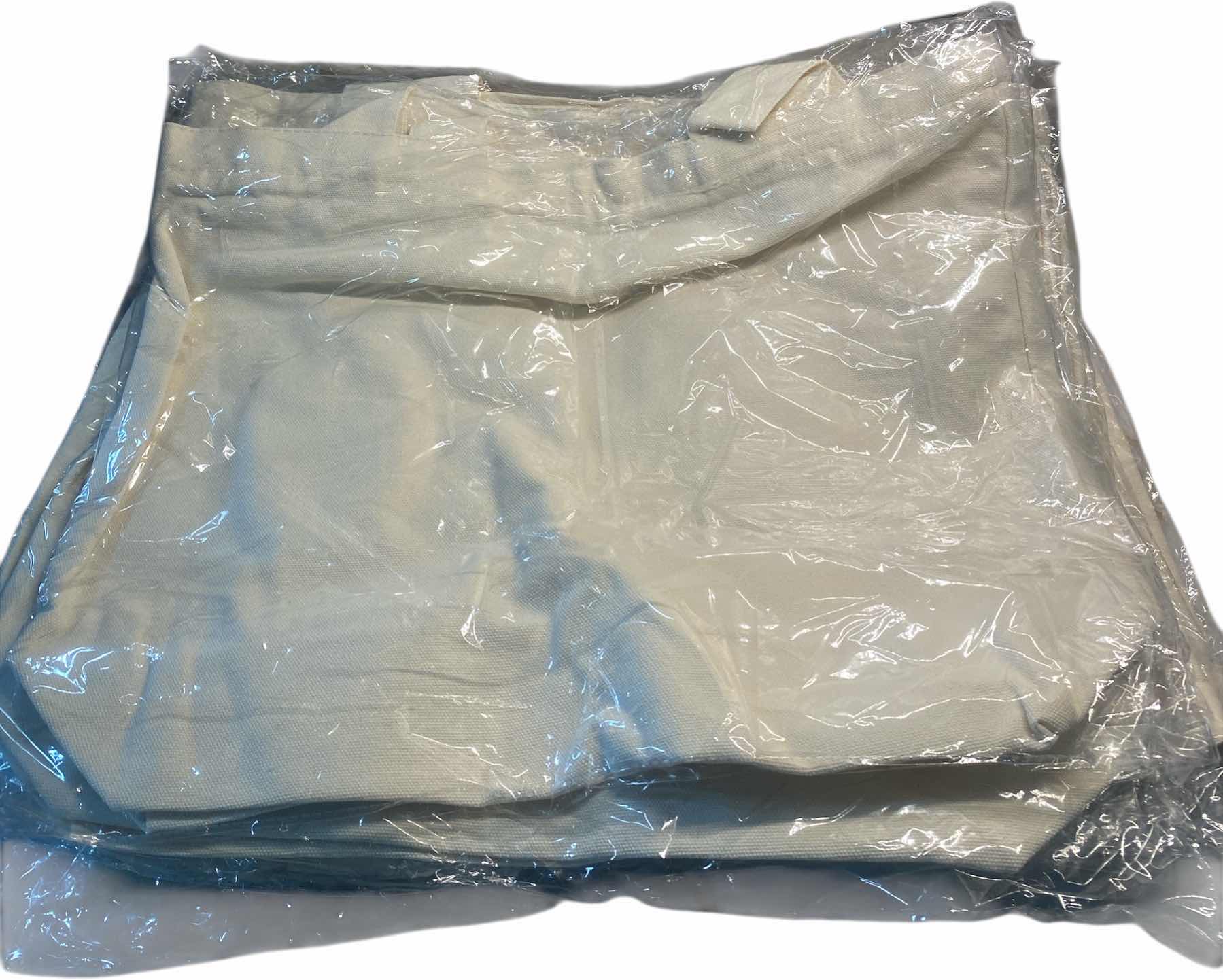 Photo 1 of NEW - 8 CANVAS TOTES 16” x 14”