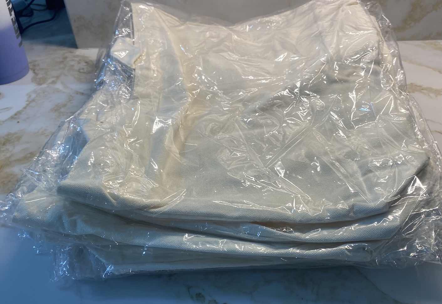 Photo 1 of NEW - 8 CANVAS TOTES 16” x 14”