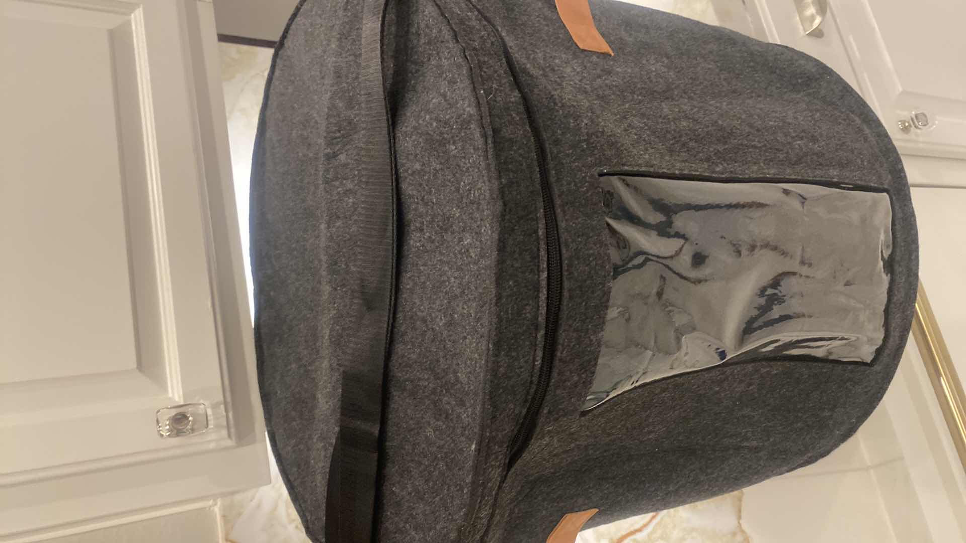 Photo 1 of NEW - HAT BAG WITH CARRY STRAP 18 1/2” x 16 1/2”