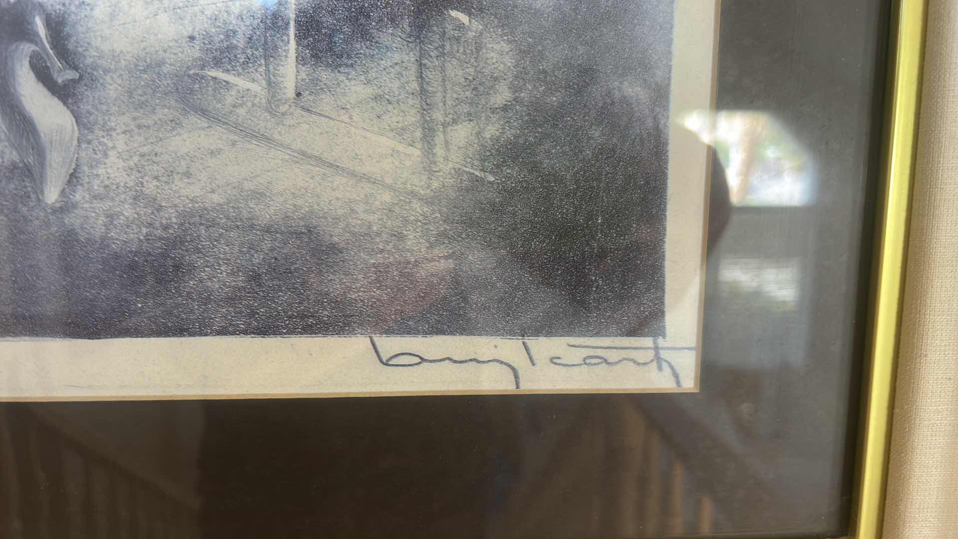 Photo 1 of ORNATELY FRAMED LOUIS ICART (FR. 1888-1950) "CARMEN" SIGNED AND NUMBERED ARTWORK 29 1/2 x H35“ (AT AUCTION SELLS FOR $600-$800 RETAIL ART GALLERIES $2,200 EBAY $2,000