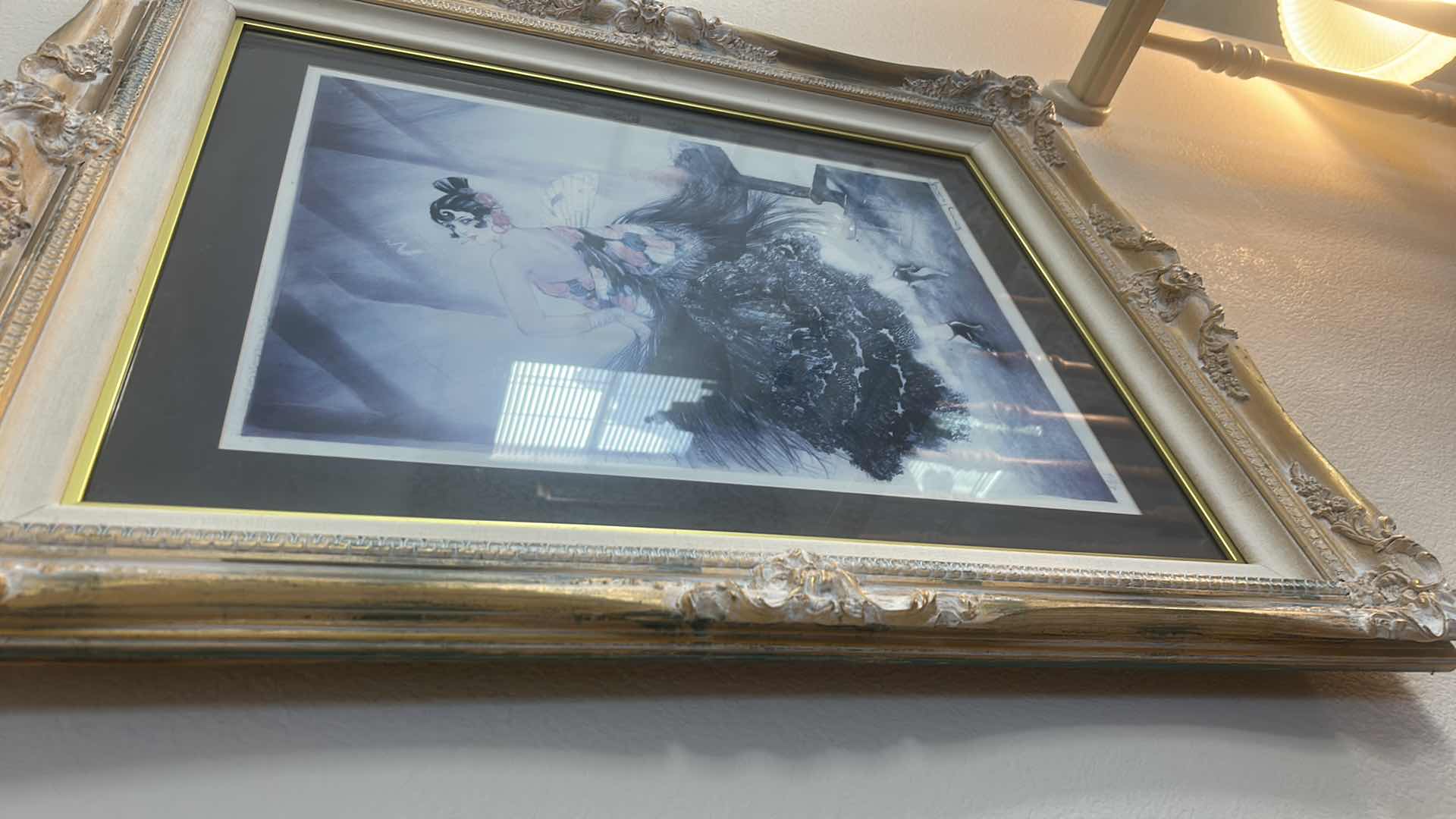 Photo 3 of ORNATELY FRAMED LOUIS ICART (FR. 1888-1950) "CARMEN" SIGNED AND NUMBERED ARTWORK 29 1/2 x H35“ (AT AUCTION SELLS FOR $600-$800 RETAIL ART GALLERIES $2,200 EBAY $2,000