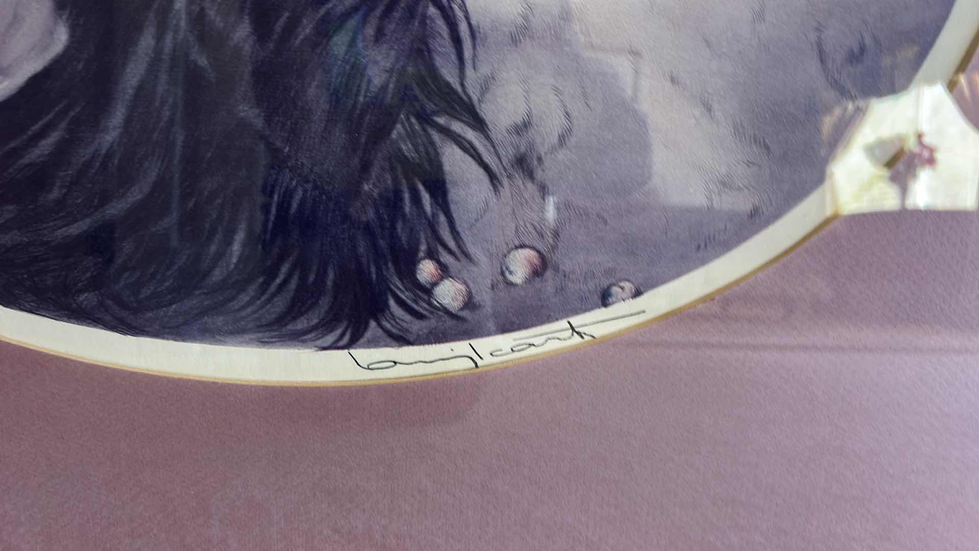 Photo 1 of GOLD FRAMED NUDE ETCHING "THE MODERN EVE" SIGNED BY FRENCH ARTIST LOUIS ICART ARTWORK 31” x 27” (LISTED ON EBAY FOR $500)