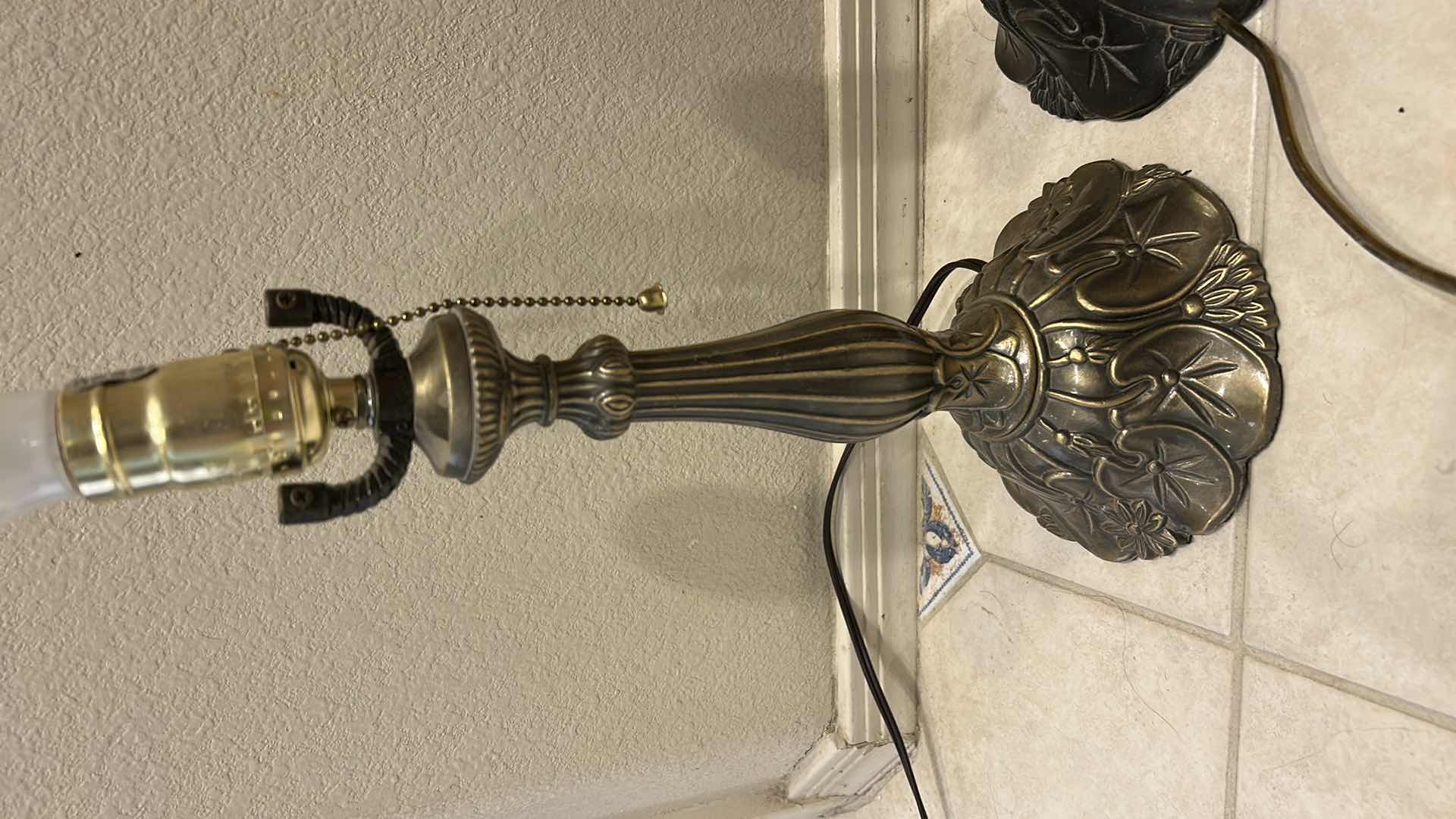 Photo 1 of 2 METAL TABLE LAMPS H16”