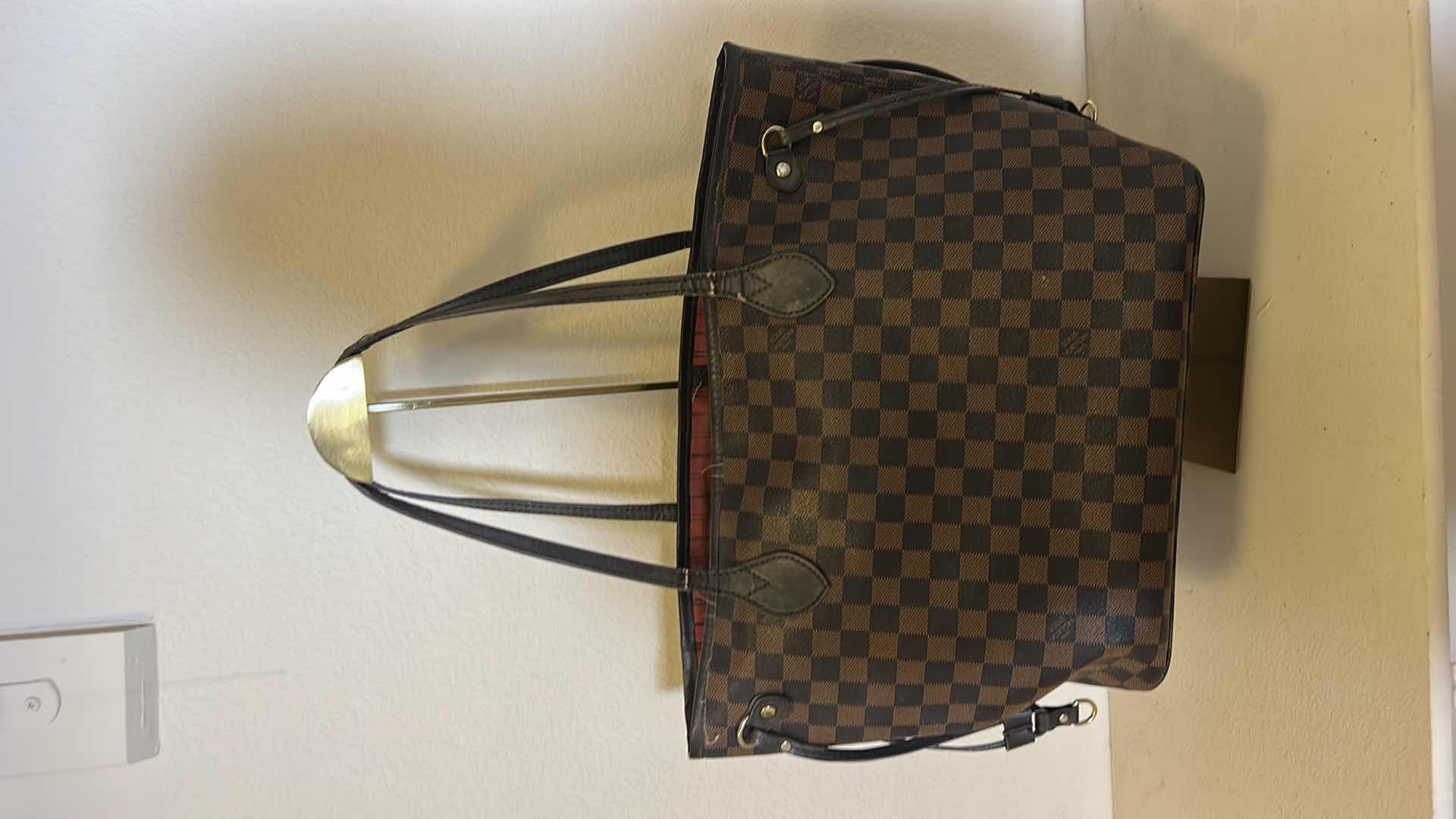 Photo 1 of FAUX LOUIS VUITTON TOTE WITH POUCH