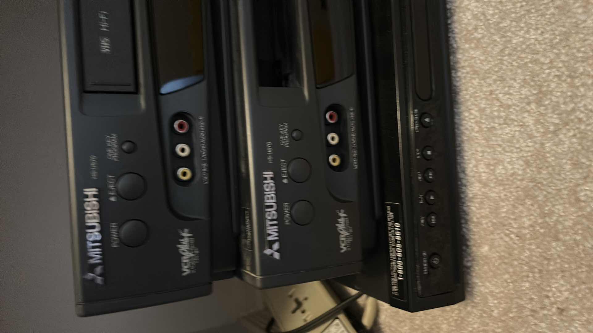 Photo 1 of 3 ELECTRONICS - MITSUBISHI & MAGNAVOX