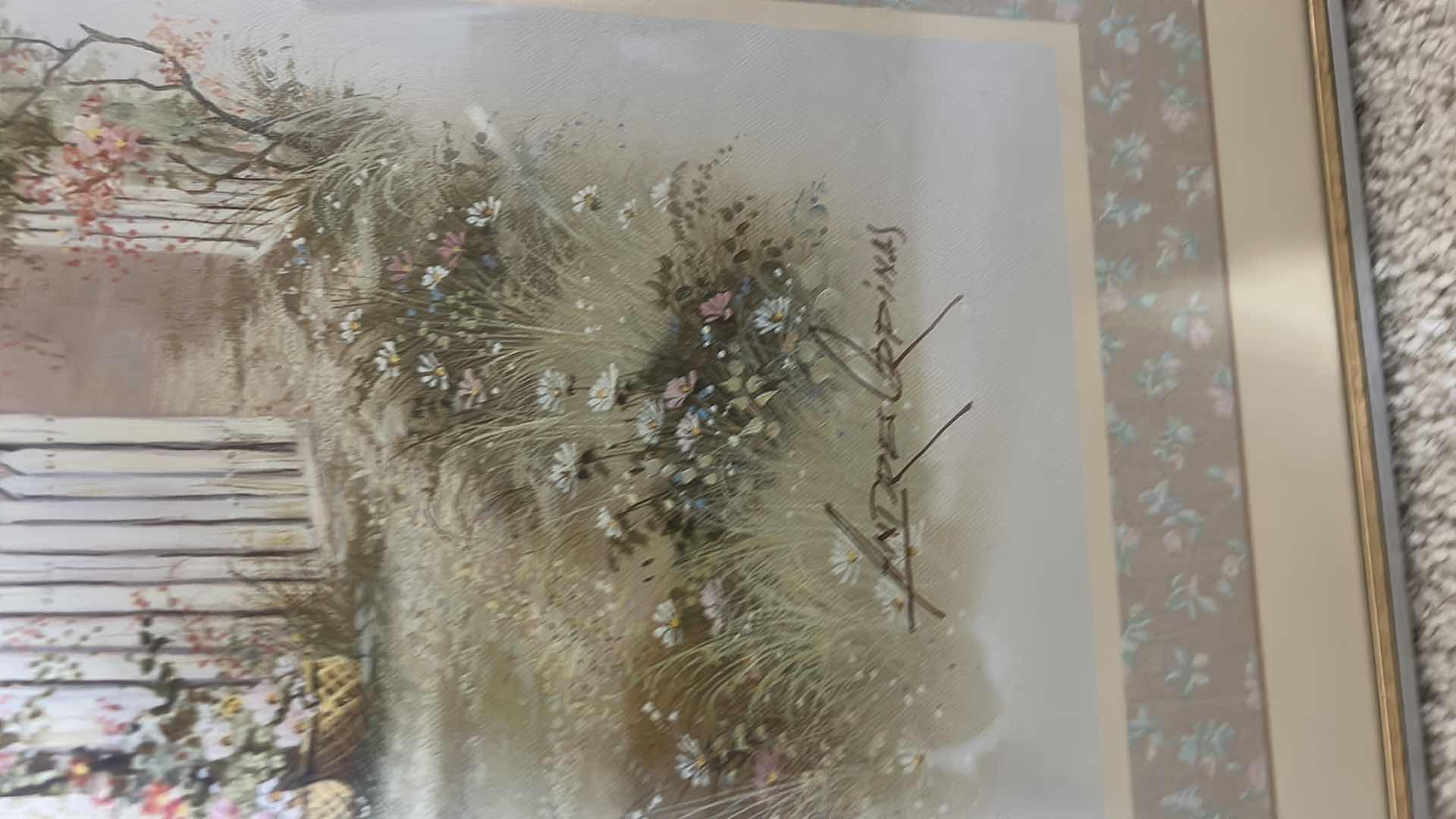 Photo 3 of FRAMED VINTAGE GEESE ARTWORK 28” x H22”