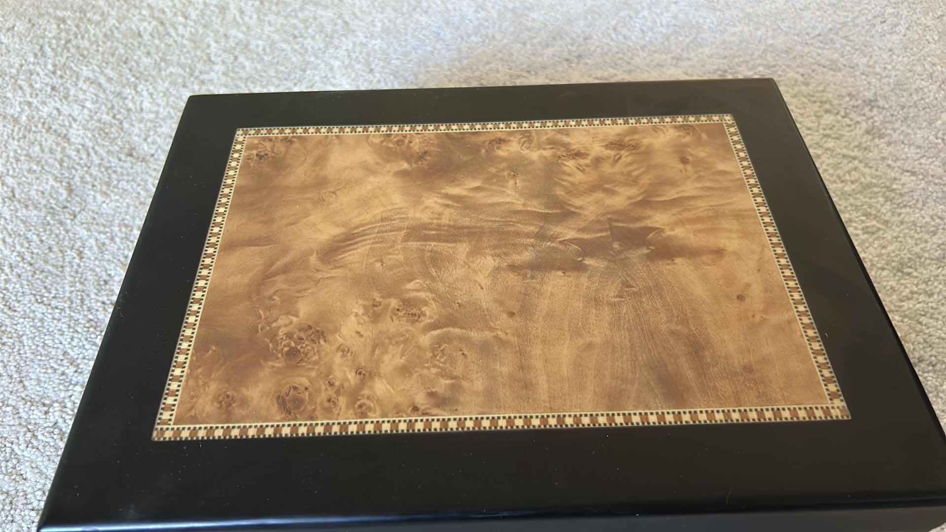 View 3 of JEWELRY BOX WITH KEY 12 1/2 x 9 1/2 x H5 1/2