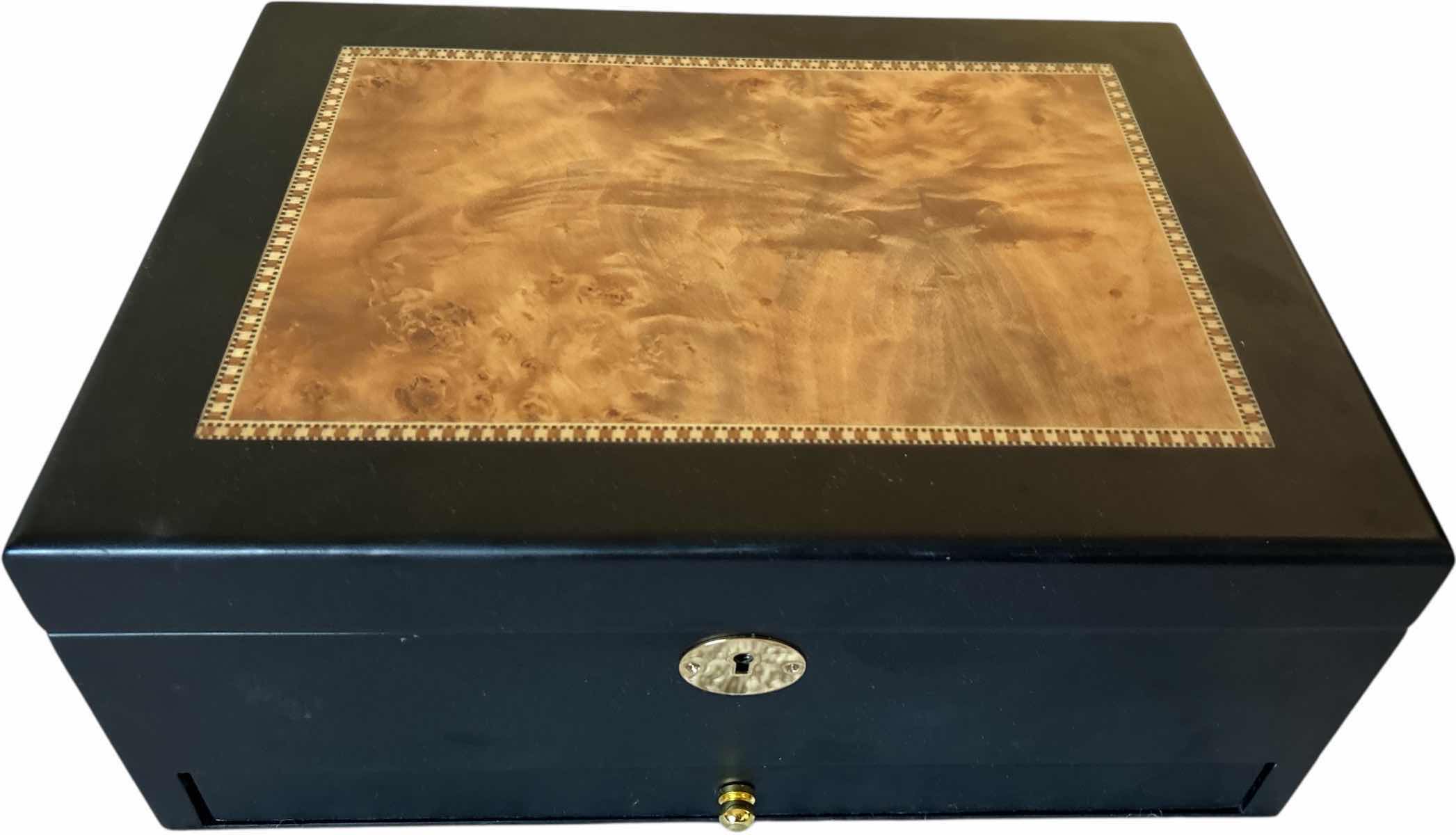 View 1 of JEWELRY BOX WITH KEY 12 1/2 x 9 1/2 x H5 1/2
