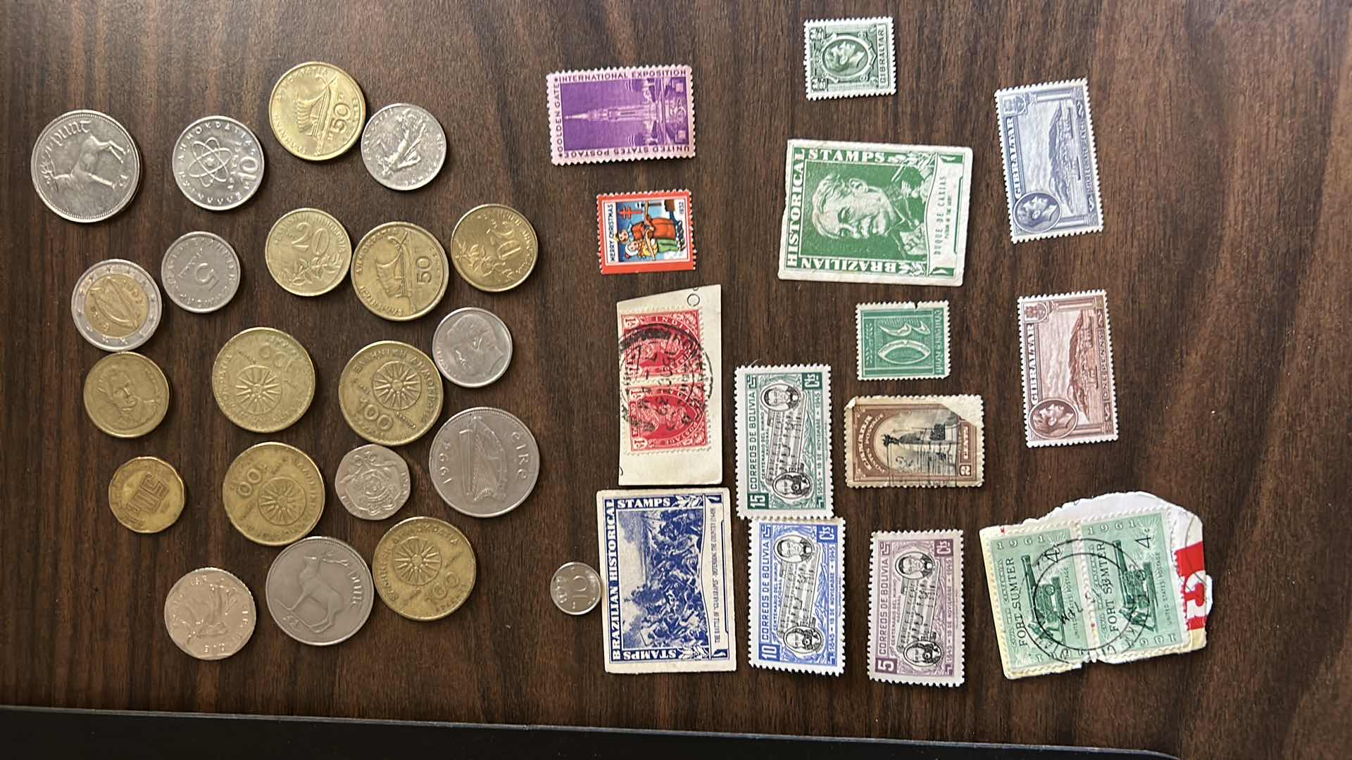 Photo 1 of COINS AND STAMPS