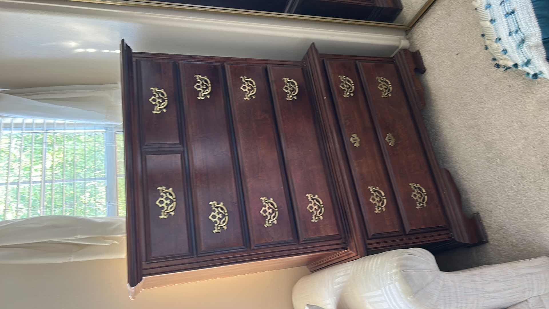 Photo 1 of AMERICAN DREW 6 DRAWER WOOD DRESSER 3‘ x 18“ x H55“