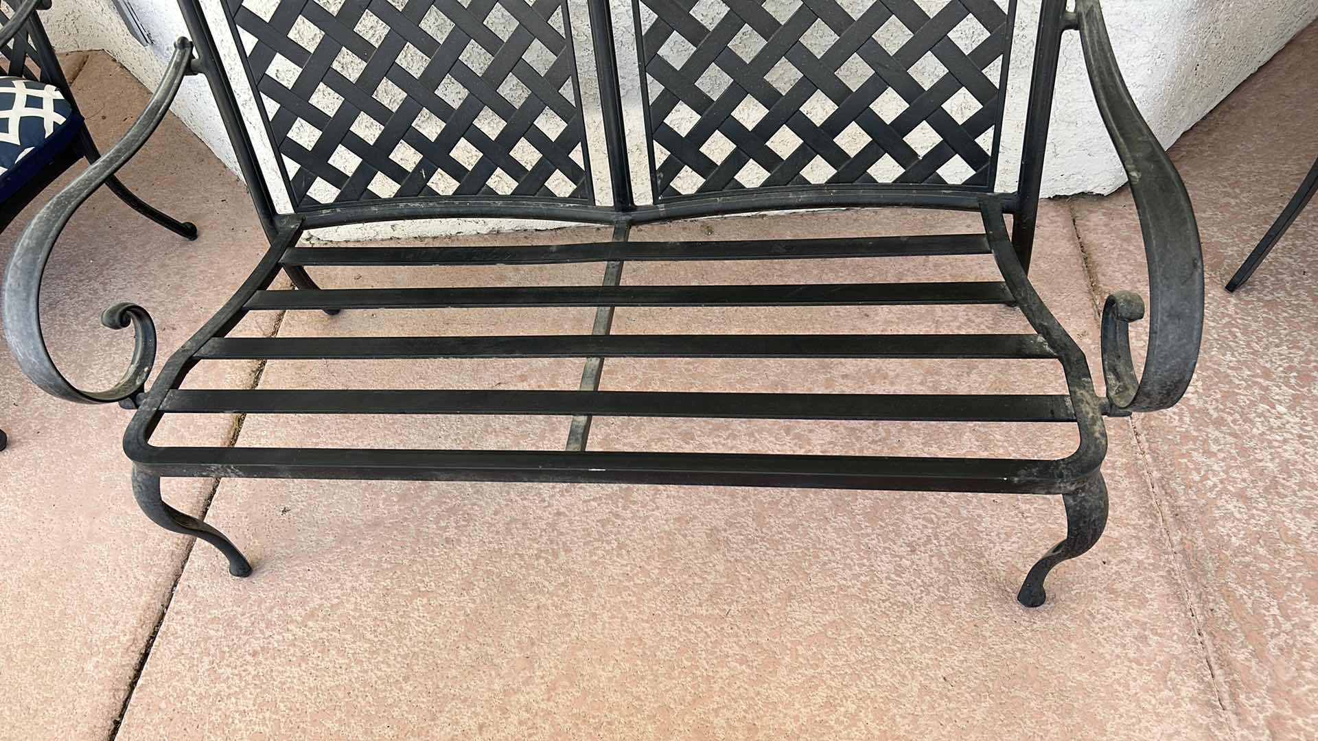 Photo 1 of LIGHTWEIGHT METAL PATIO LOVESEAT 53“ x 27“ x H34“