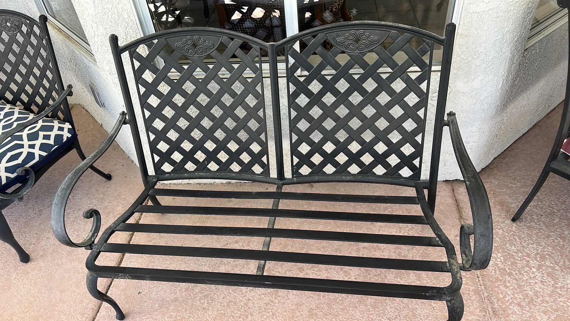 Photo 1 of LIGHTWEIGHT METAL PATIO LOVESEAT 53“ x 27“ x H34“
