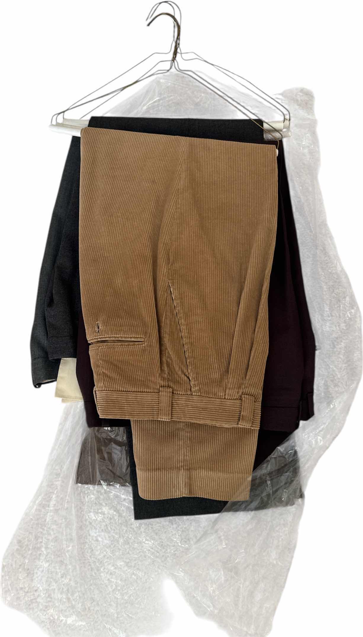 Photo 1 of 15- MENS DRESS PANTS APPROXIMATE SIZES XL/XXL SLACKS BLACK NAVY BROWN TAN AND GREY