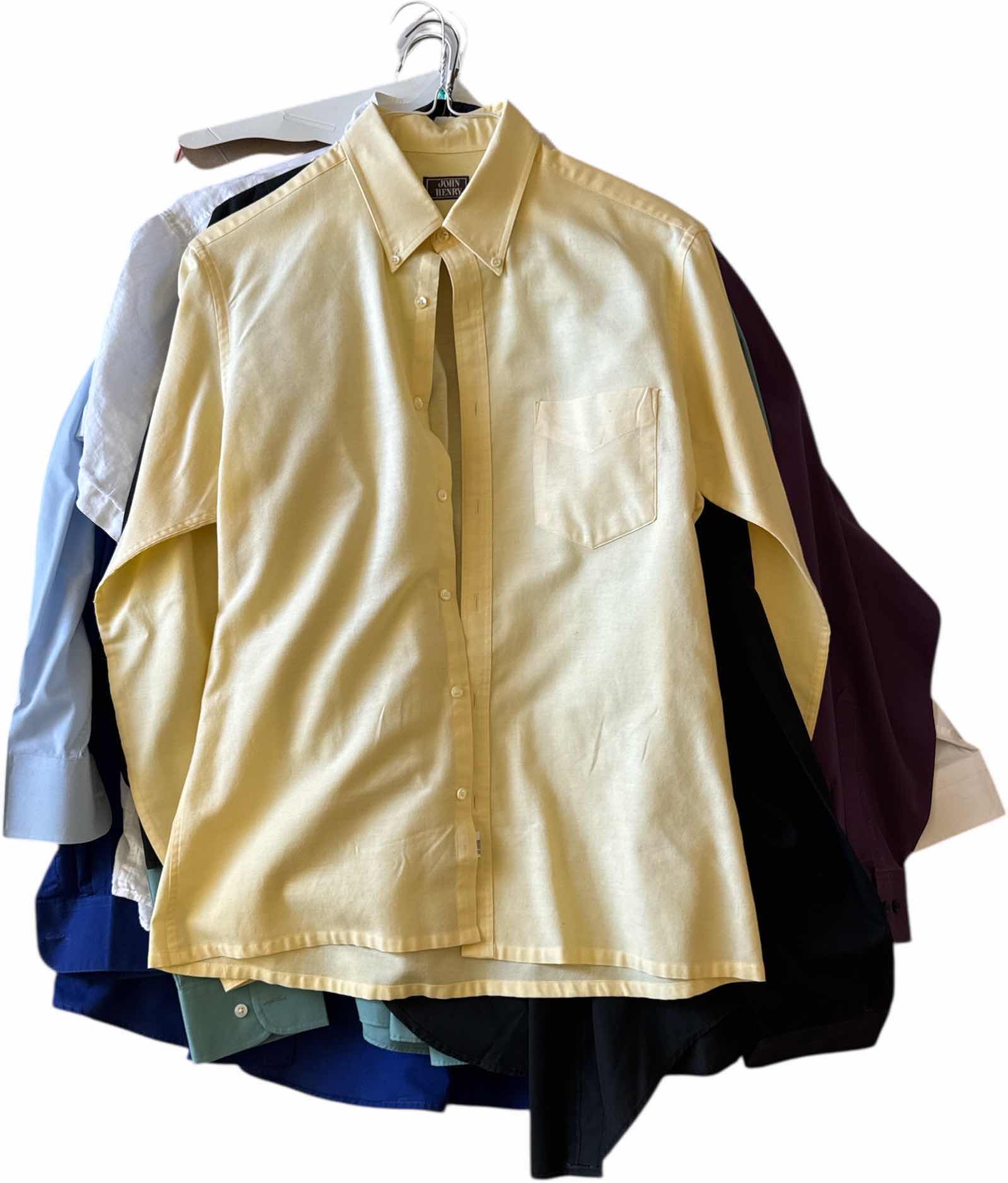 Photo 1 of 27- ASSORTED MENS DRESS SHIRTS AND SHIRTS APPROXIMATE SIZES L/XL VARIES COLORS