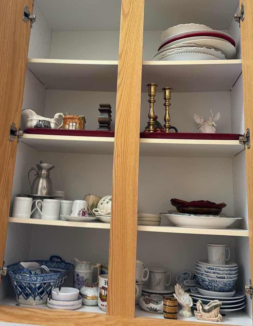 Photo 1 of CONTENTS OF CABINET-CERAMIC TEA CUPS DISHES