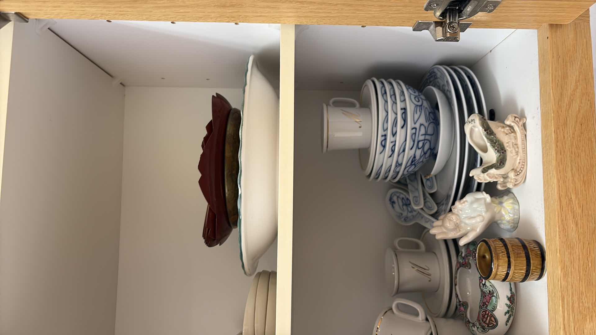 Photo 1 of CONTENTS OF CABINET-CERAMIC TEA CUPS DISHES