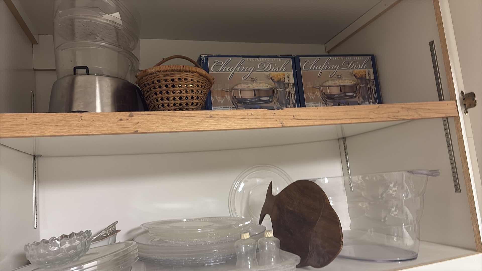 Photo 1 of CONTENTS IN CABINET-SERVING DISHES AND PLATTERS