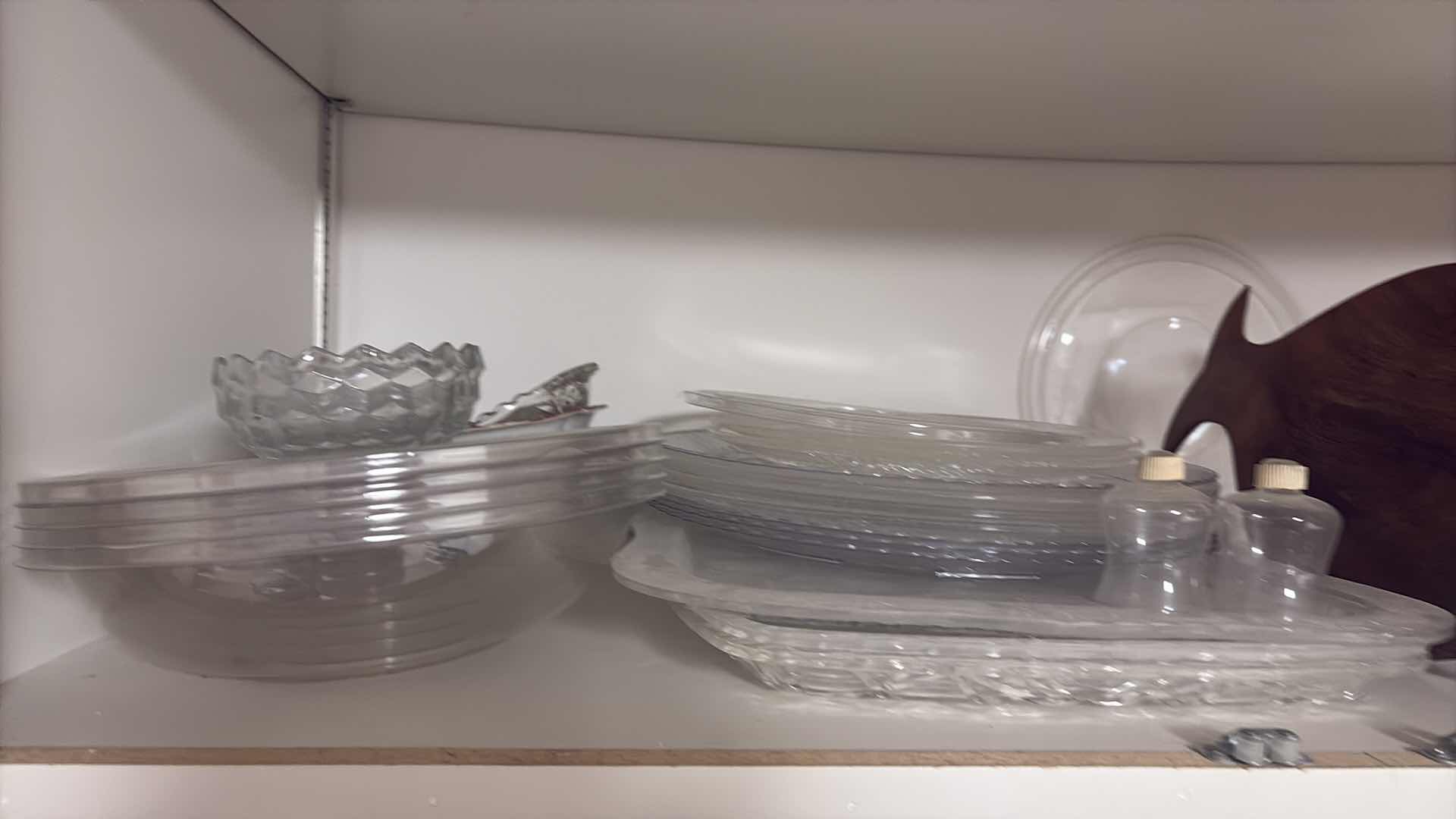 Photo 1 of CONTENTS IN CABINET-SERVING DISHES AND PLATTERS
