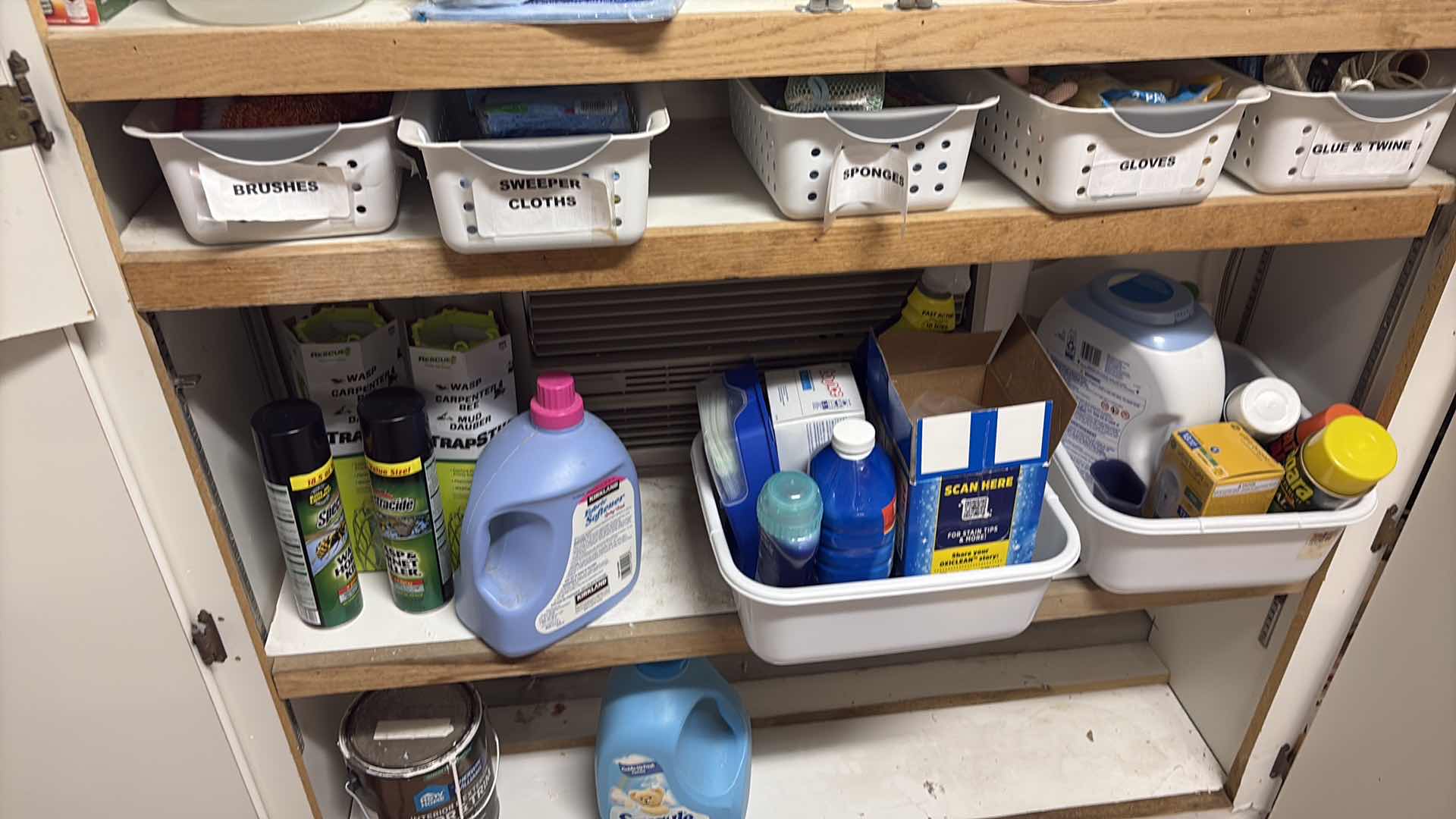 Photo 1 of CONTENTS OF GARAGE CABINET -CLEANING SUPPLIES
