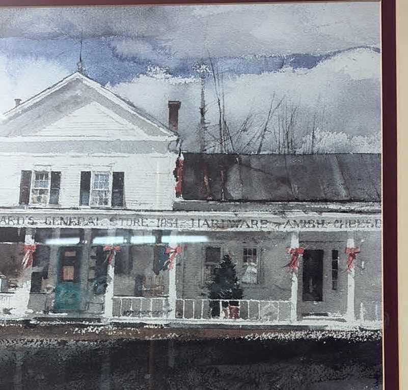 Photo 1 of FRAMED GENERAL STORE ARTWORK 28”X33”H