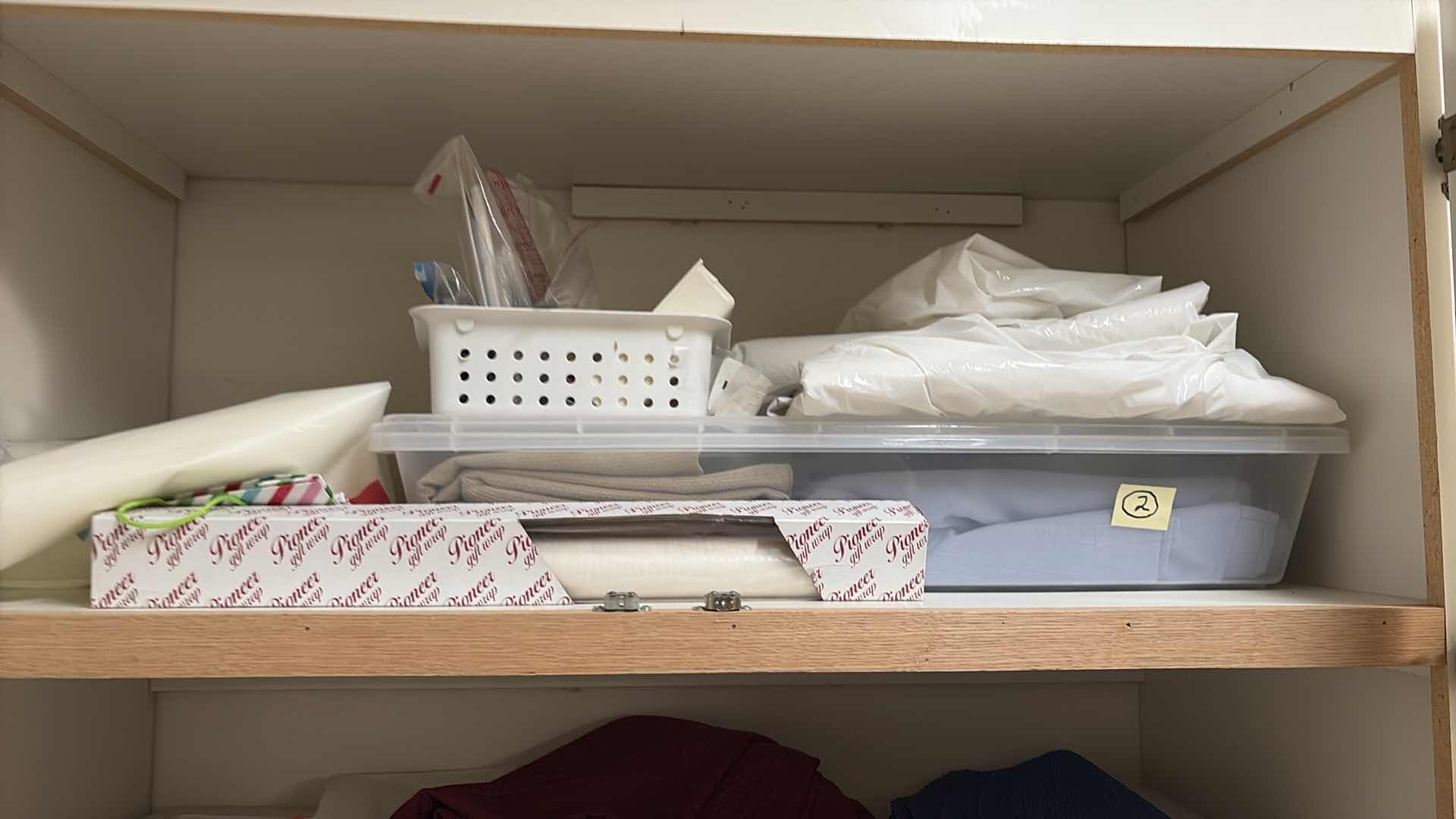 Photo 1 of CONTENTS OF CABINET-LINENS