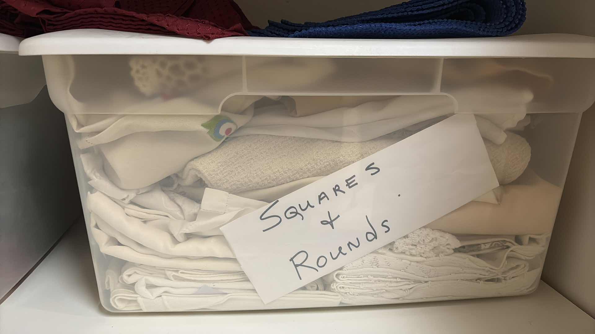 Photo 1 of CONTENTS OF CABINET-LINENS