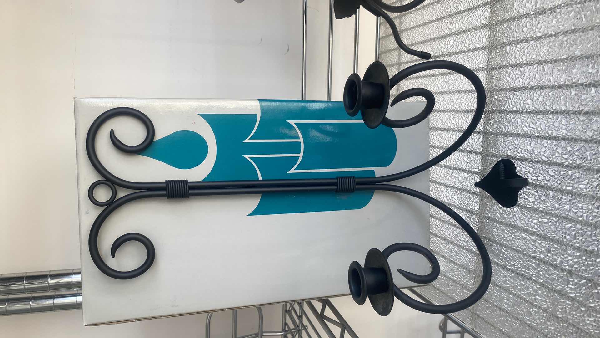 Photo 1 of 2 WALL SCONCES FOR CANDLES H13” & 2 TIER PIE SERVER