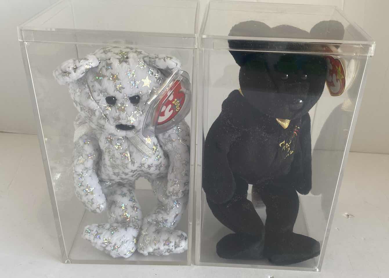 Photo 1 of 2 TY BEANIE BABY THE BEGINNING & THE END COLLECTABLES IN DISPLAY BOXES