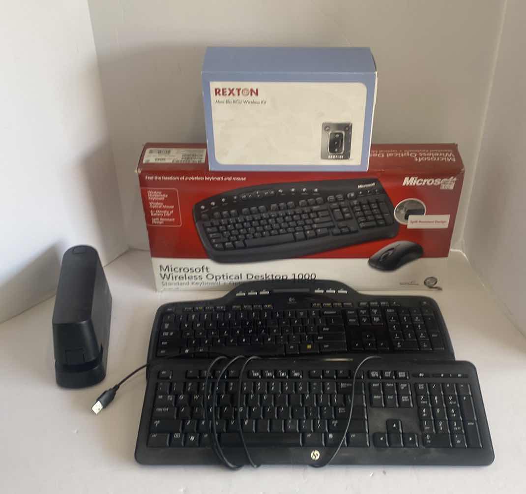 Photo 1 of 3 DESKTOP KEYBOARDS, RCU WIRELESS KIT & BATTERY POWERED STAPLER