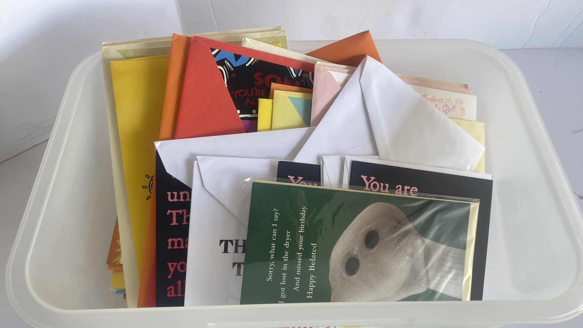 Photo 1 of BOX OF GREETING CARDS