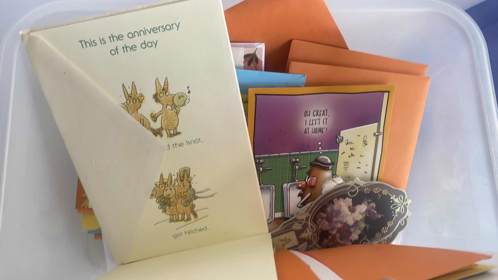 Photo 1 of BOX OF GREETING CARDS