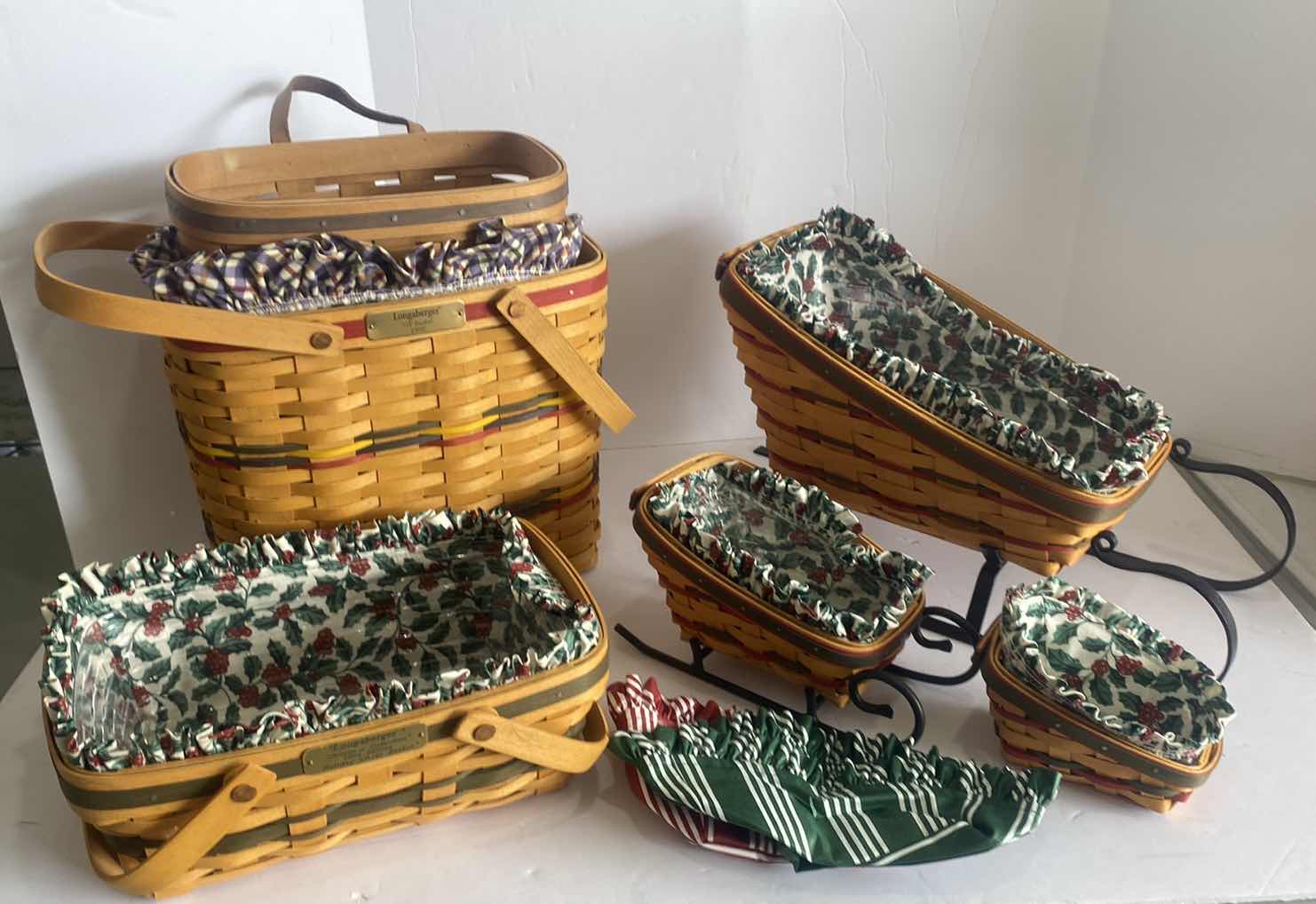 Photo 1 of 6 LONGABERGER HOLIDAY BASKETS