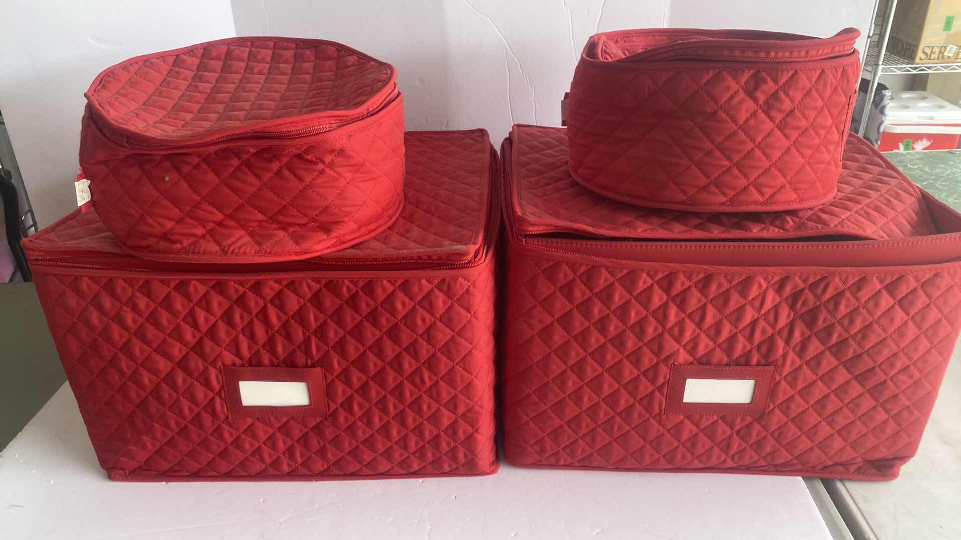 Photo 1 of 4 FABRIC STORAGE FOR PLATES & STEMWARE