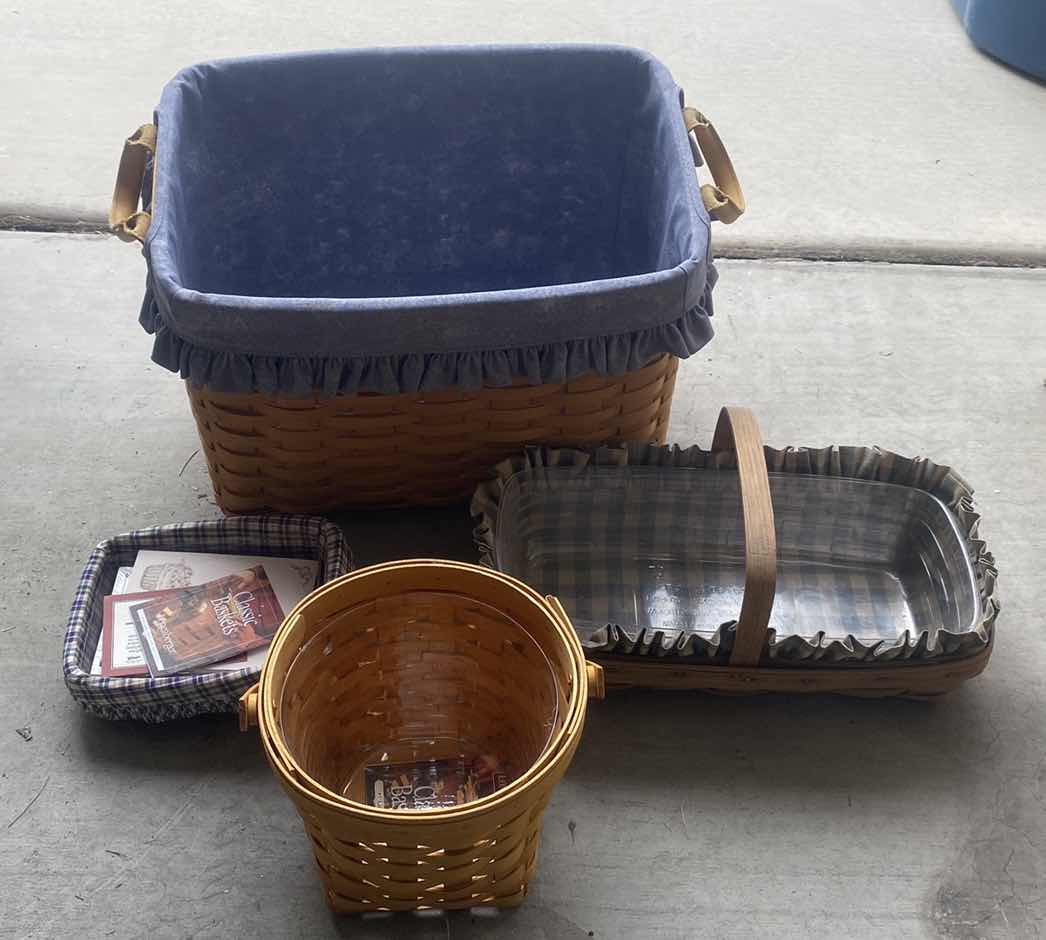 Photo 1 of 4 LONGABERGER BASKETS