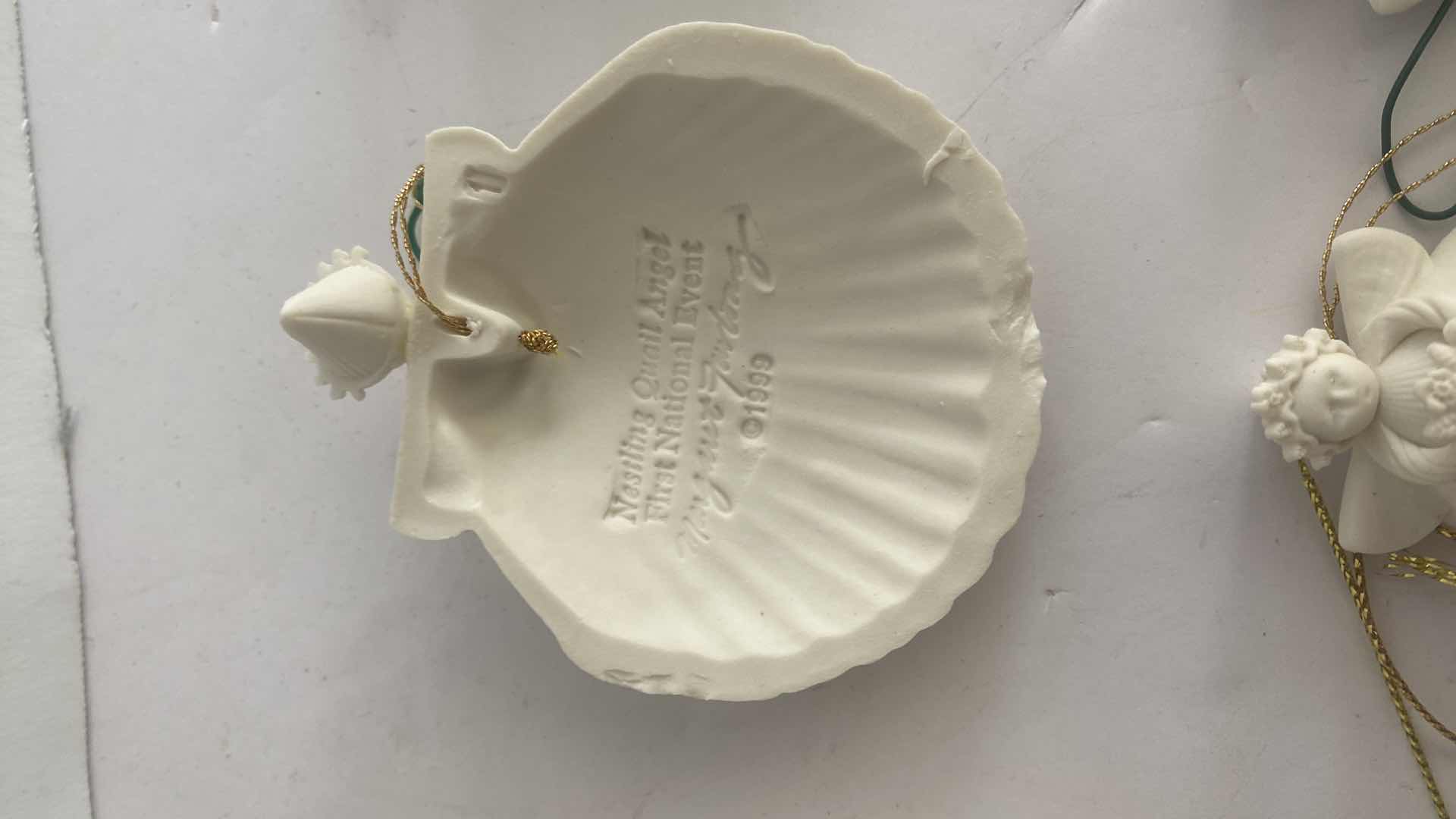 Photo 4 of 8 MARGARET FURLONG BISQUE CHRISTMAS ORNAMENTS