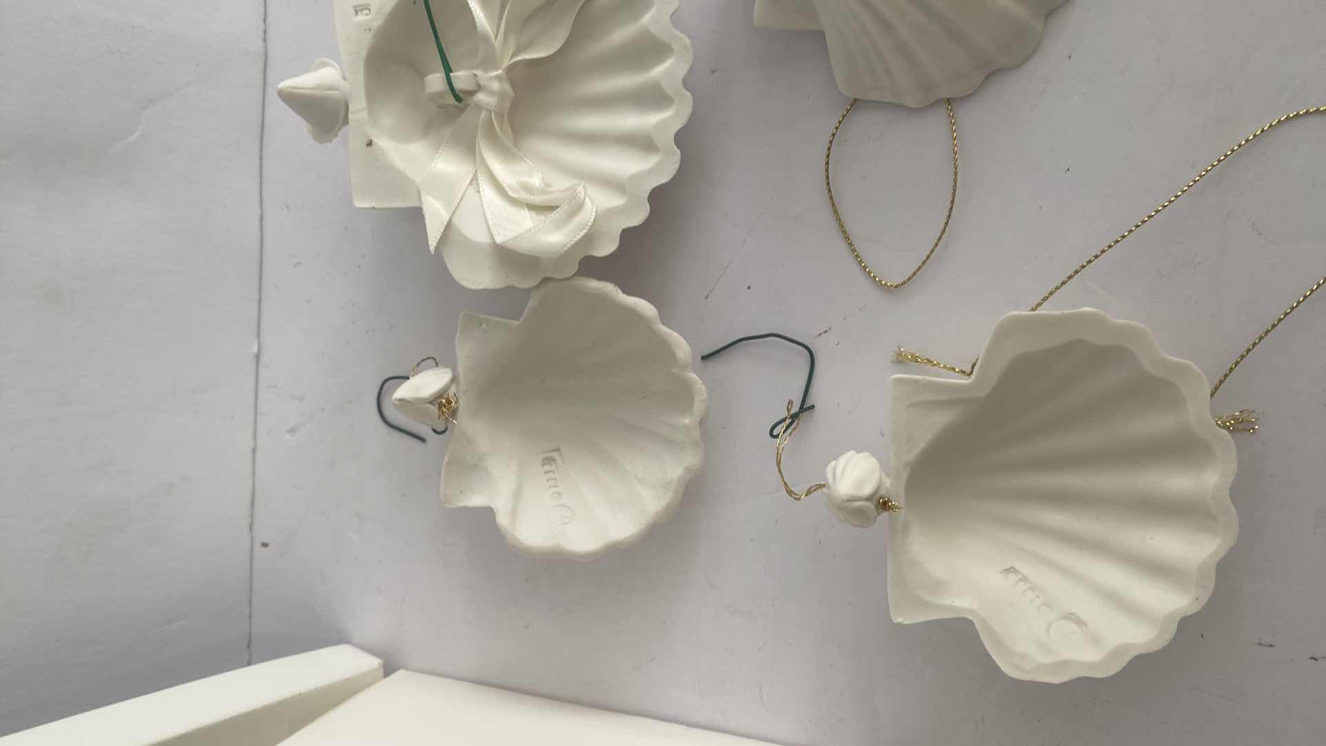 Photo 5 of 8 MARGARET FURLONG BISQUE CHRISTMAS ORNAMENTS